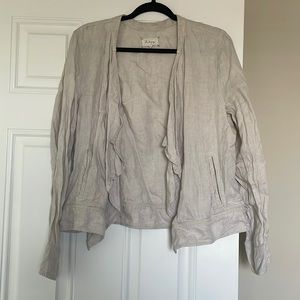 Tan linen Lou & Grey jacket